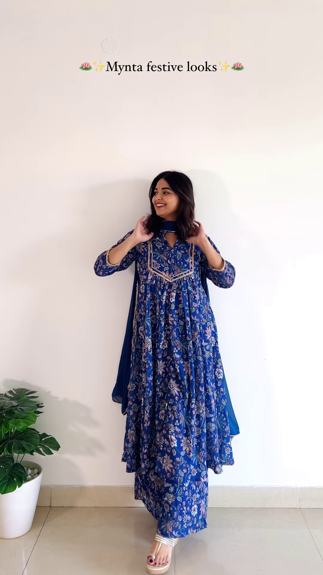 Deep Royal Purple Silk Suit with Ornate Gold Zari Embroidery and Straight Pants - Elegant Party Wear - Image 7